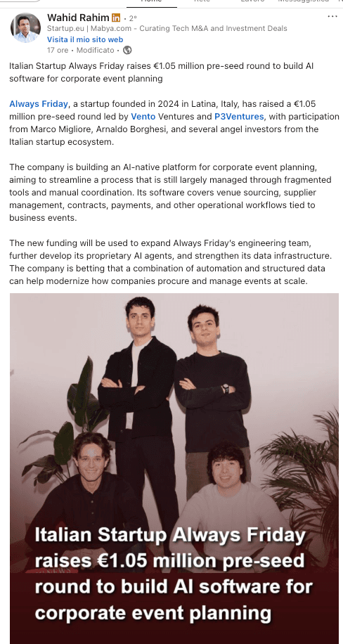 LinkedIn post by Wahid Rahim