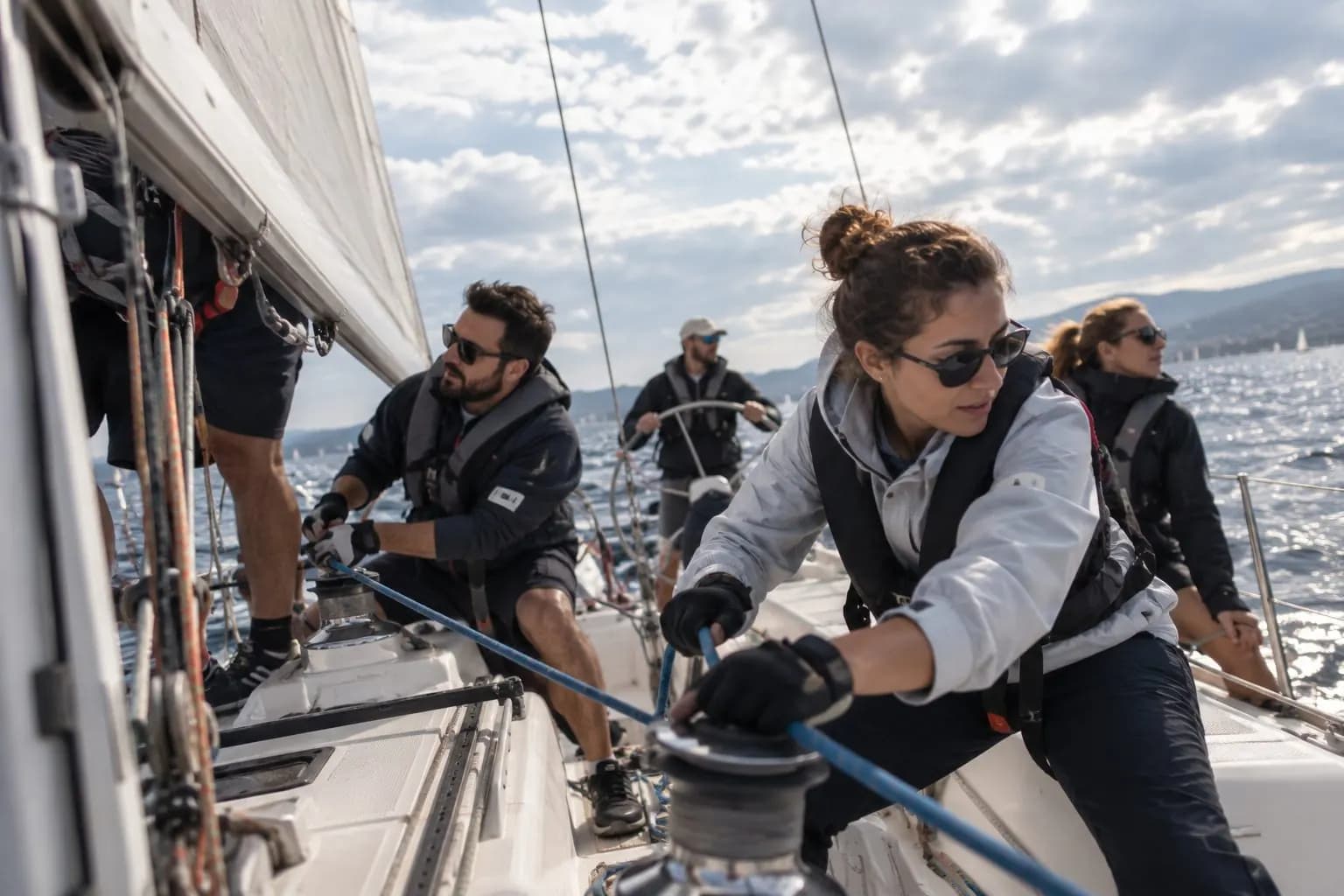 Colleghi in barca a vela